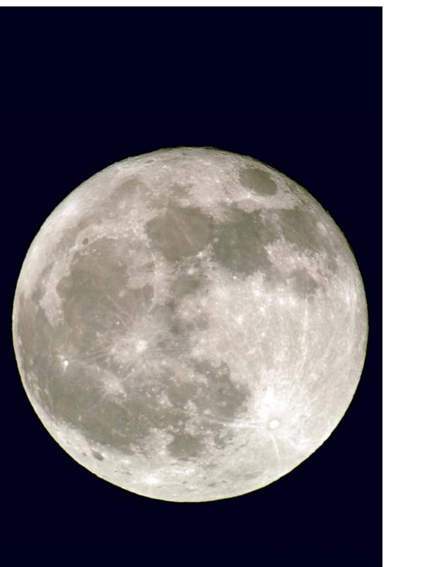 The Moon close up