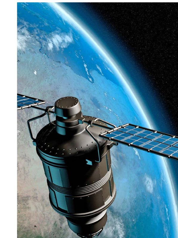 Satellite orbiting Earth